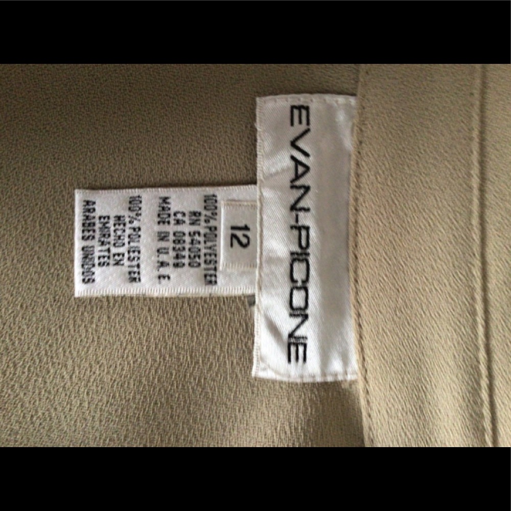 Evan Picone Creamy Butterscotch Blouse - Picture 7 of 9